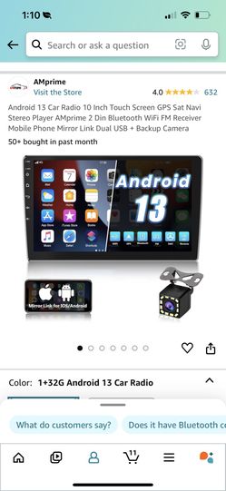 10in Touch screen car radio