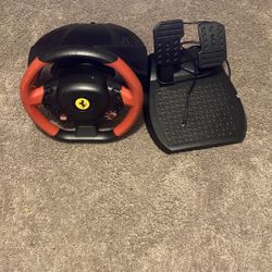 Steering Wheel And Pedals 