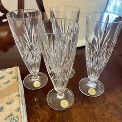 Diamond cut dessert glasses by Princess House