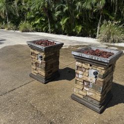 Two Fire Pits 
