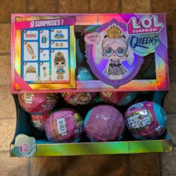  LOL Surprise Ball Toys Queens Kids Dolls CASE BOX - PACK OF 12 BALL🆕SEALED‼️