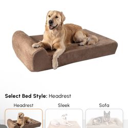 Big Barker Orthopedic Dog Bed With Headrest 