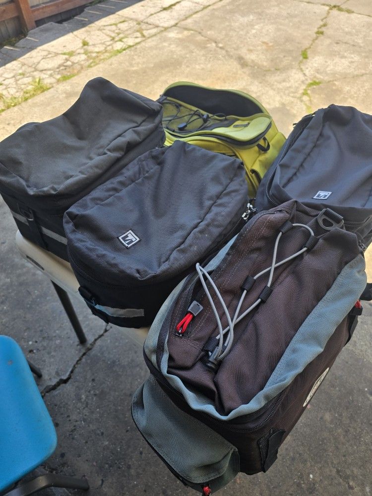 Bicycle Rack Bag. Used