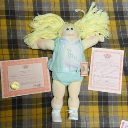 Original Soft Sculpture Cabbage Patch