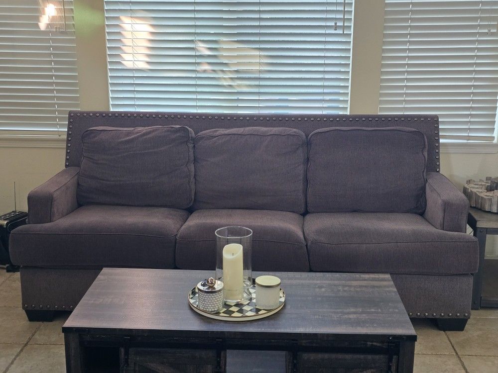 Sofa, Love Seat, And Coffee Table