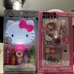 Hello KITTY And friends MAKEUP 2 Sets 🔥New Light Up Mirror