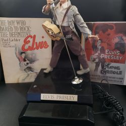 Elvis Singing/Dancing Phone+Elvis Notated Book+original Picture(Jail House ROCK)