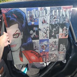 Harley Quinn Framed Artwork