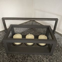 Farmhouse Canister Candleholder
