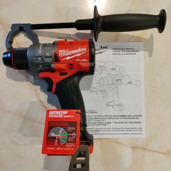 M18 Milwaukee FUEL Lithium-Ion Brushless Cordless 1/2 in. Hammer Drill/Driver (Tool-Only)