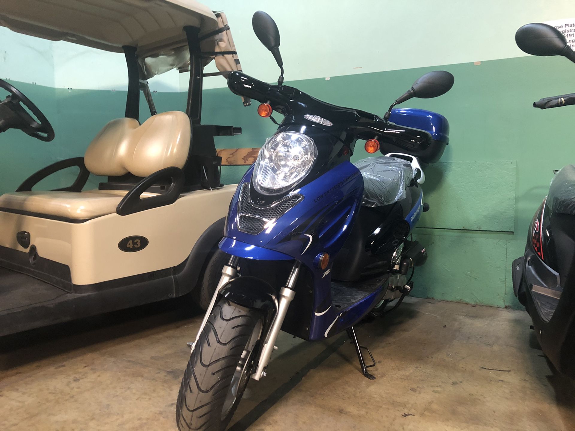 Brand new 50cc moped with warranty