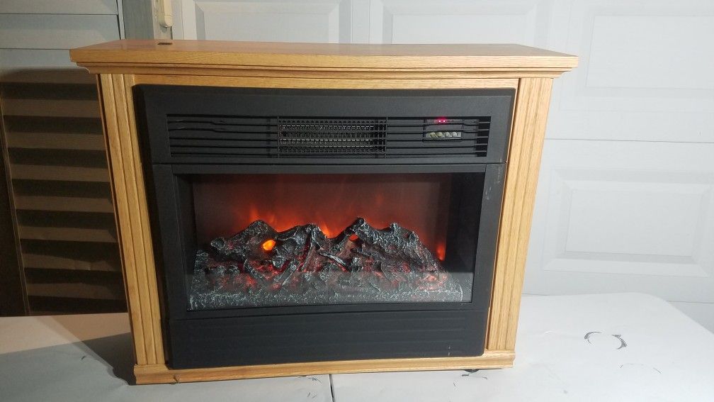Heat Surge electric Amish Fireplace