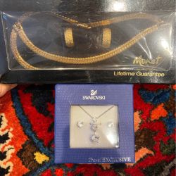 Pick Up Only Monet Vintage Costume Jewelry Set W/Swarovski Set