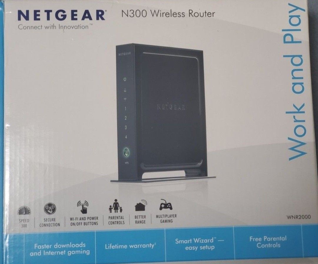 Netgear Wireless N300 Router WNR2000