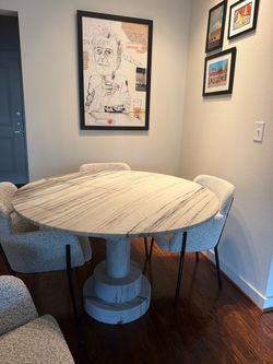 Kota Marble table with chairs