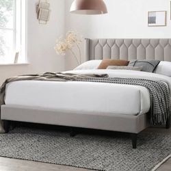 Queen Bed Frame And Queen Mattress 