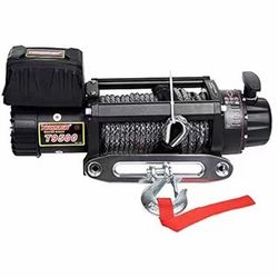 Tungsten4x4 T9500s 12V Waterproof Winch - 9500 lbs Load Capacity | Heavy-Duty Self-Recovery for Trucks and Off-Road Vehicles