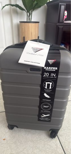 Travelers Club Harper 20-Inch Rolling Carry-On