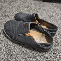 OluKai Nohea Mesh Slip-On Shoes Mens 8.5 Gray Comfort Casual