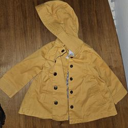 Baby Girls Rain Jacket, Size 12m