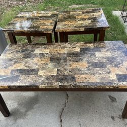 Ashley Coffee and Two End Tables