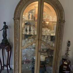 High Dome  Lighted Curio Display Cabinet 