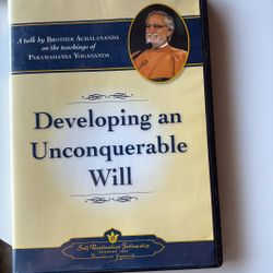 Developing Unconquerable Will ‘ Talk On . DVD By Brother Achalananda
