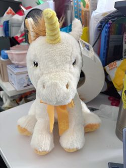 Buckingham Palace Unicorn Soft Toy Plush White New With Tag