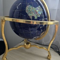 Gemstone World Globe