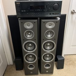 Surround Sound System With Receiver And Bookshelf Speakers