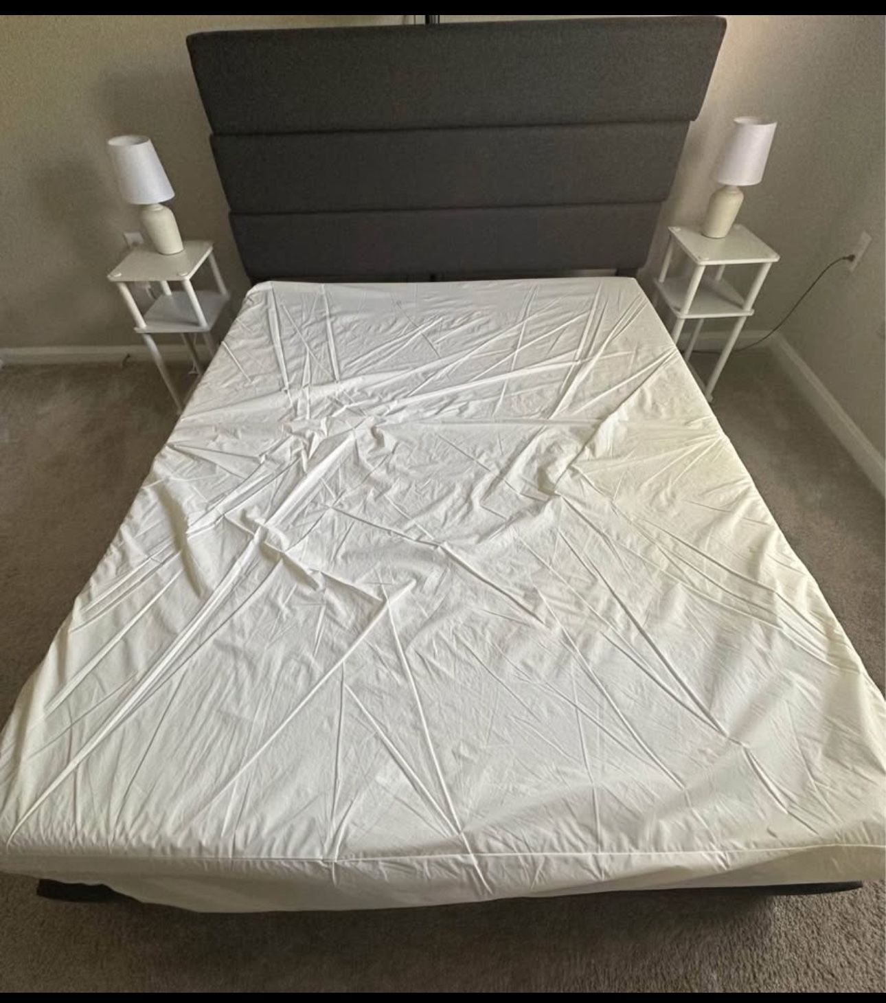 QUEEN MATTRESS AND BED FRAME FOR SALE!!