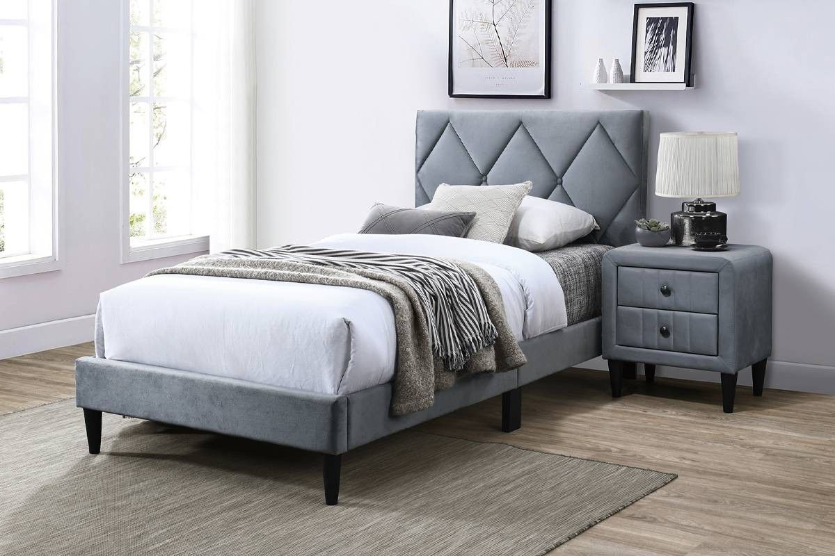 MATTRESS INCLUDED-TWIN BED FRAME