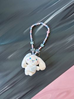 Cinnamoroll plush keychain/necklace