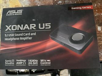 Sound card and headphone amplifier