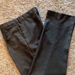 Boys Dress Pants Size 12 Claiborne Charcoal Christmas Atire 