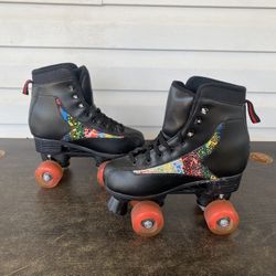 Voko Rainbow Flashing Lights Roller Skates Size 37 (6.5) women’s