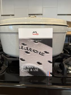 STAUB Cast Iron Oval Cocotte Dutch Oven