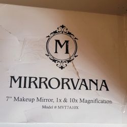 7" Makeup Mirror 1x And 10x Magnification 