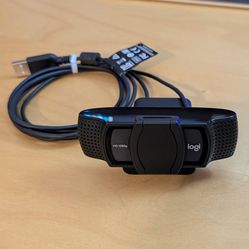 Logitech C920s HD Webcam With Privacy Shutter For PC Laptop Computer MacBook