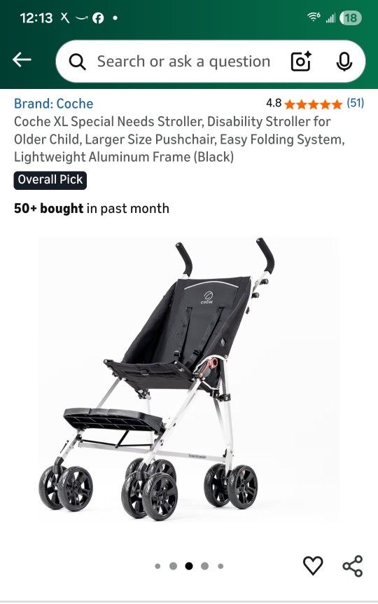 Coche XL Special Needs Stroller