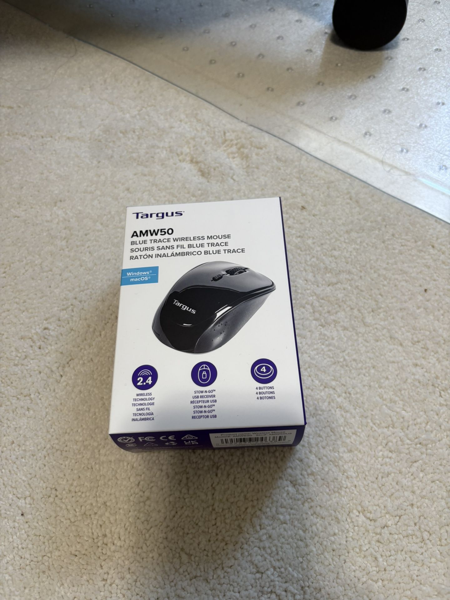 Tagus AMW 50 Wireless Bluetrace Mouse (NEW)