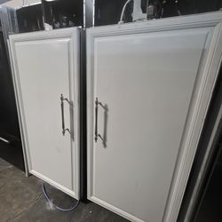 72" GE MONOGRAM COLUMNS REFRIGERATOR AND FREEZER PANEL READY 