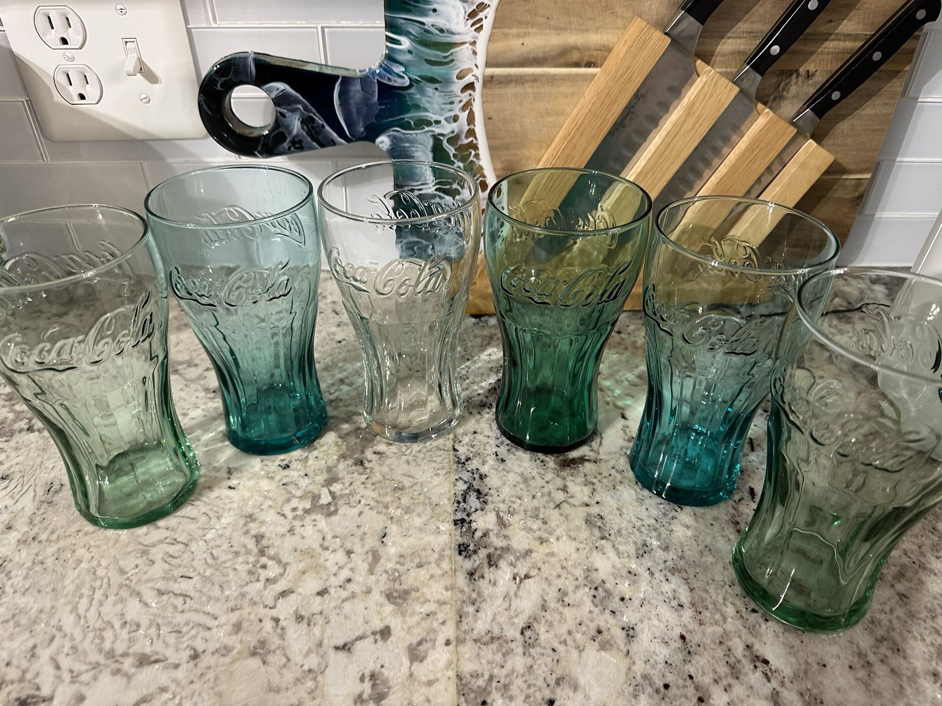 Coca-Cola Drinking Glasses 6