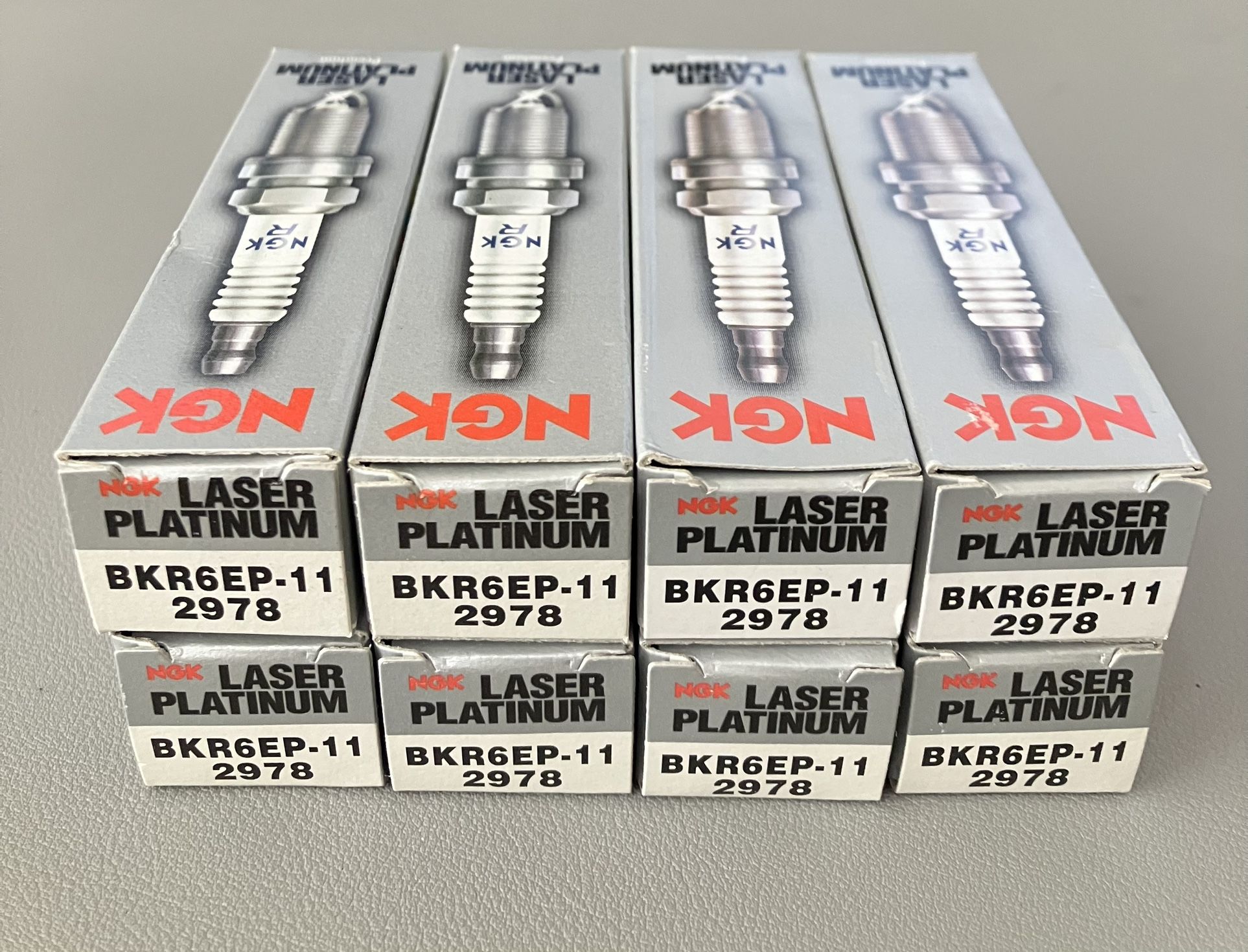 2978 BKR6EP-11 NGK | Laser Platinum Spark Plugs 8pk