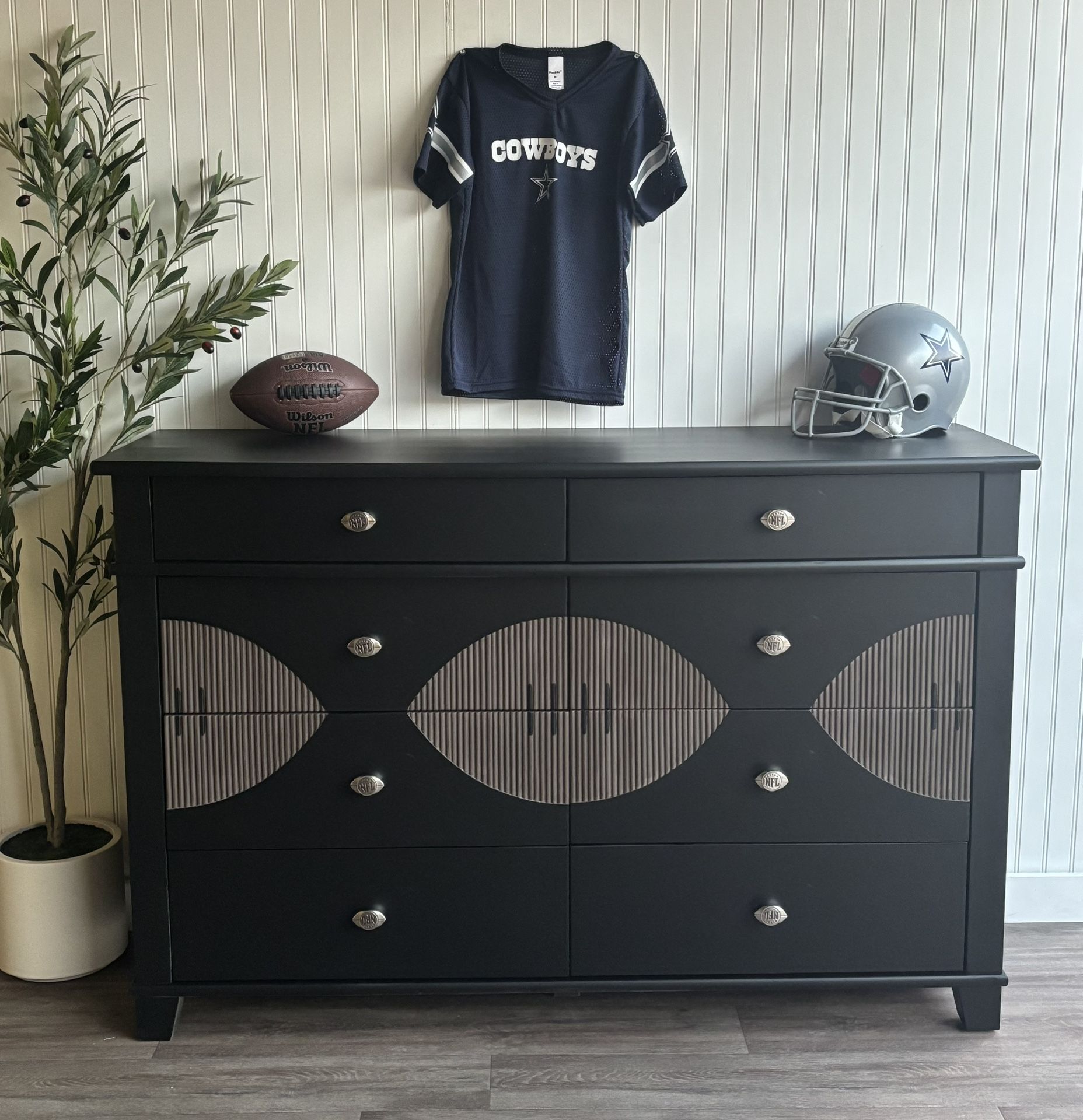 Black NFL Dresser