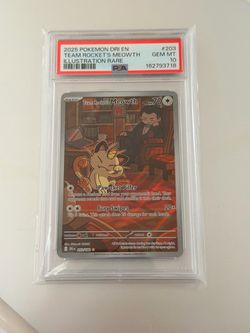 Team rockets meowth psa 10