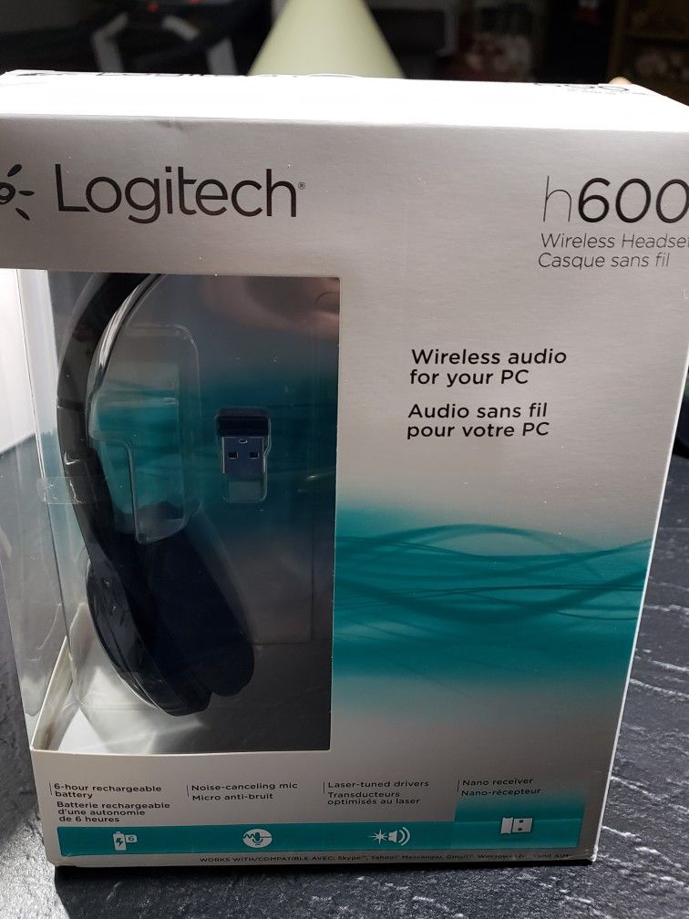 Logitech h600 Wireless Headset, NIB