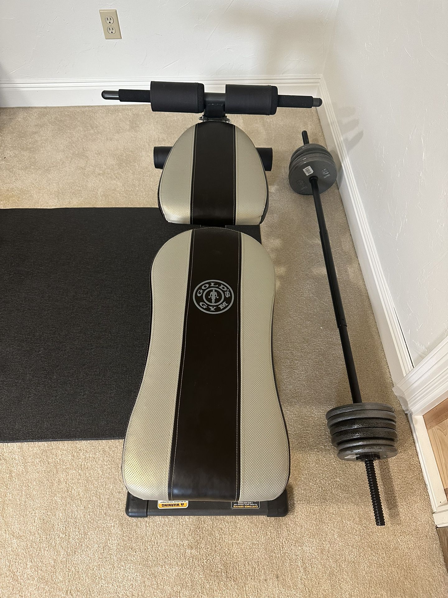 Gold’s Gym Utility Bench Adjustable Excellent Condition $65