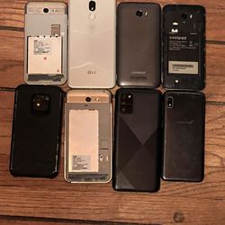 5 Samsung, 1 LG, 2 Cool Pads Phones 