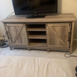 Barn Door Entertainment Center